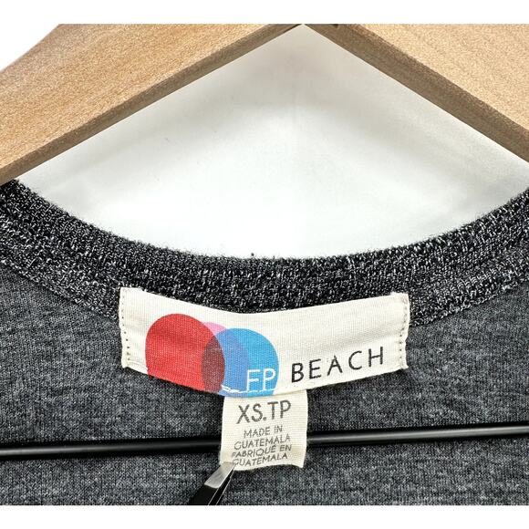 Free People Beach Bicoastal Cardigan Midi Duster in Charcoal Gray Size X-Small - Picture 8 of 12